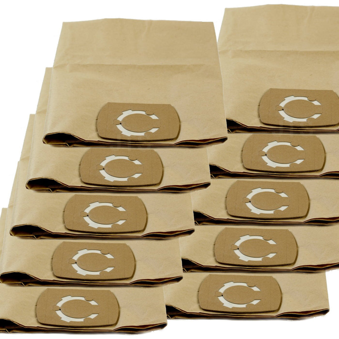 DeClean Staubsaugerbeutel Staubbeutel für Staubsauger Nass-Trockensauger 10 Stück kompatibel mit Kär