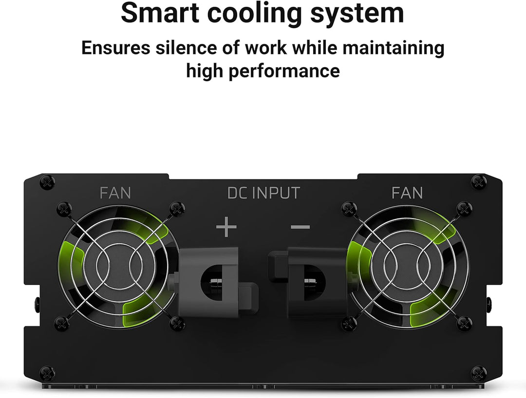 Green Cell® 2000W/4000W 24V auf 230V Reiner Sinus Volt kfz Spannungswandler Wechselrichter Konverter