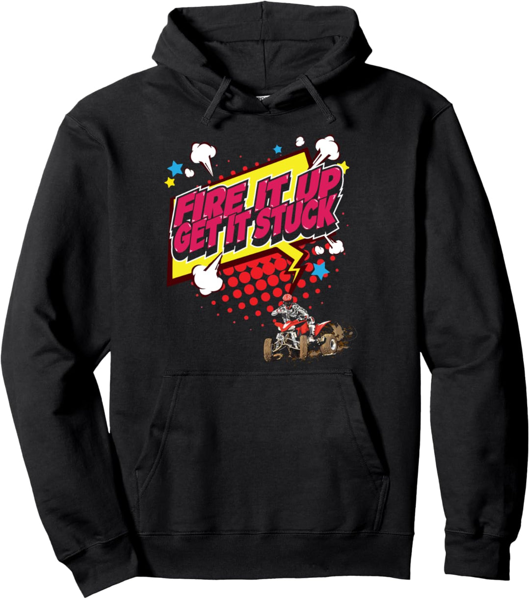 Atv Motorsport Quadfahrer - 4x4 Allrad Actionbike Quad Pullover Hoodie