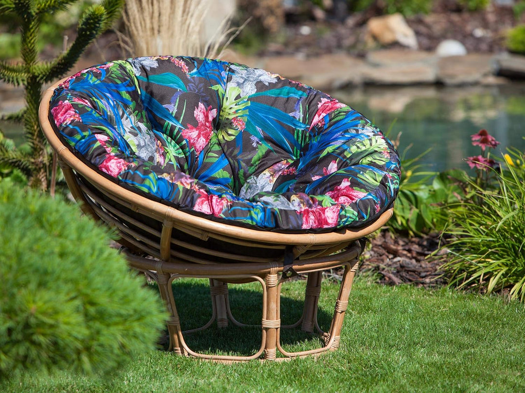PillowPrim Polster für Papasansessel, Auflage, Ersatzpolster Papasan D 114 cm, Bodenkissen gepolster
