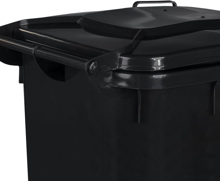 Jestic Mülltonne 120 240 mit leisen Gummirädern, für Mülltrennung, Recycling innen aussen, EN840 (24