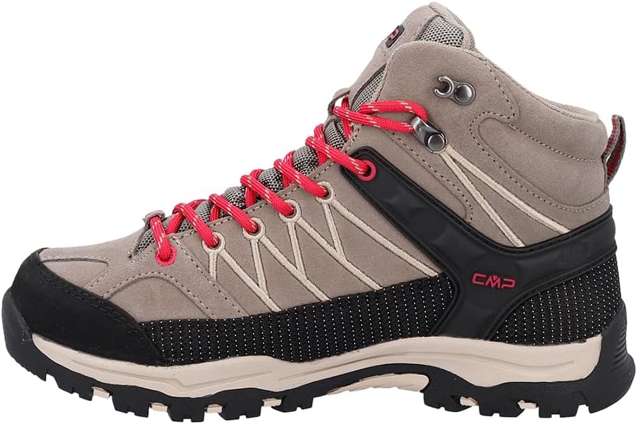 CMP Rigel Low Shoes Wp Trekking-Schuhe 28 EU Deserto Carminio, 28 EU Deserto Carminio