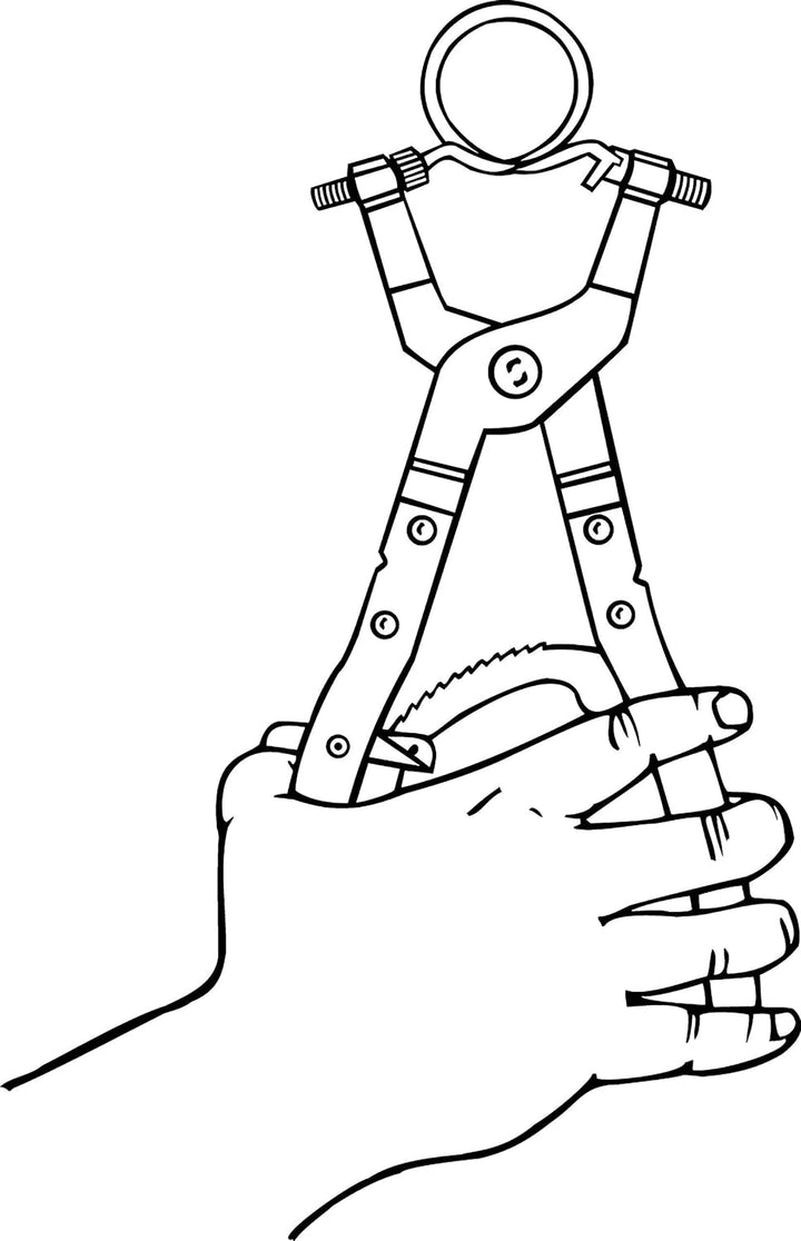 Lisle 17100 flach Band Schlauchschelle Zange Flachband-Schlauchschellenzange, Flachband-Schlauchsche