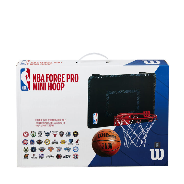 Wilson Unisex-Adult NBA Team Mini Hoop Basketball Einheitsgrösse Schwarz, Einheitsgrösse Schwarz