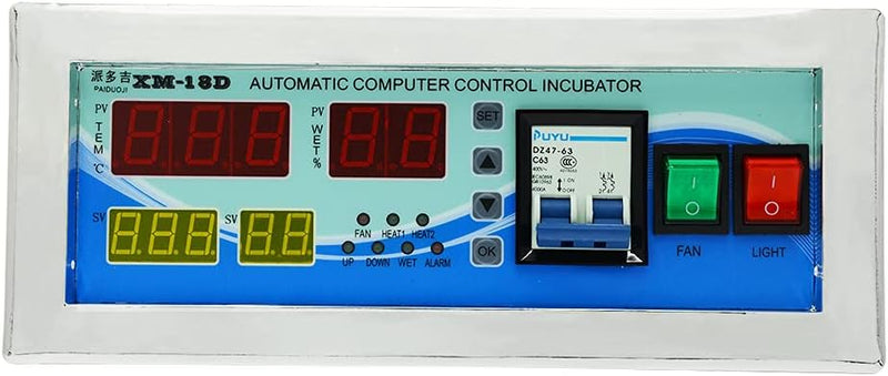 YALIKESI Digitaler Inkubator-Controller Inkubator-Controller Vollautomatischer Temperatur- und Feuch