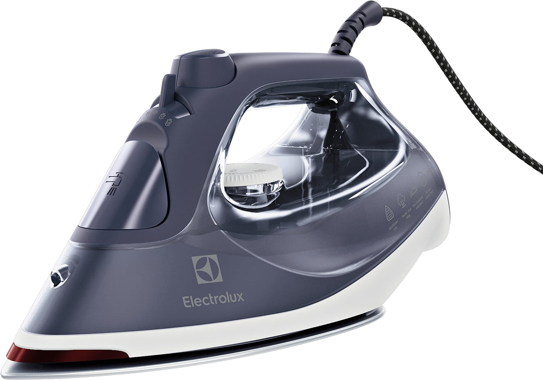 Electrolux Bügeleisen Refine 600 E6SI1-2MN, Dampfbügeleisen mit Kratzfestem GLISSIUM 175-Sohle, Selb