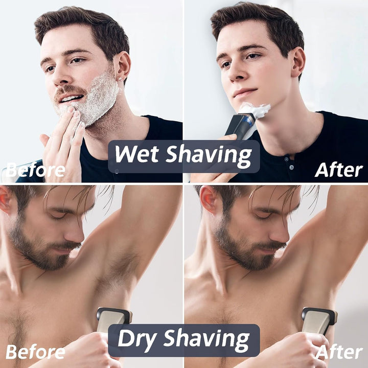 2 Pack Ersatzkopf Scherfolienkopf BG5020 Kompatibel mit Philips BG2000 Bodygroom Rasierer Rasierfilm