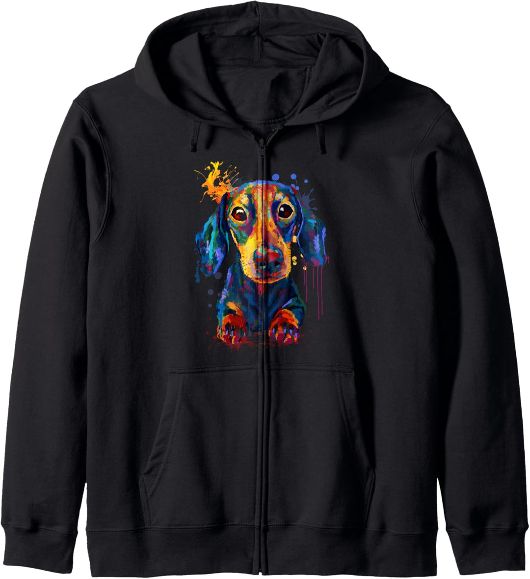 Dackel Hund für Dackel Mama Kapuzenjacke