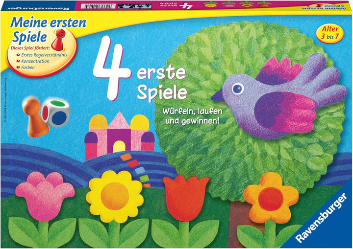Ravensburger 21417-4 erste Spiele - Spielesammlung für die Kleinen - Spiele für Kinder ab 3 Jahren,
