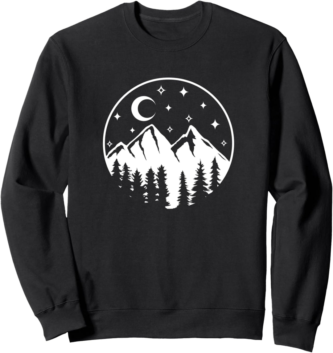 Wald Natur Abenteuer Leben in den Bergen Wandern Sweatshirt