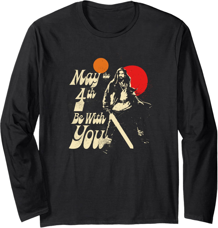 Star Wars: Obi-Wan Kenobi May The 4th Be With You Humor Langarmshirt