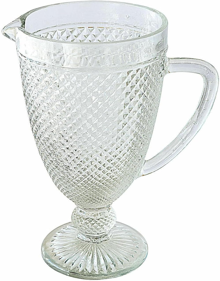 LOBERON Krug Santerre, Strukturiertes Diamantmuster, Spülmaschinenfest, Ergonomischer Henkel, Fasst