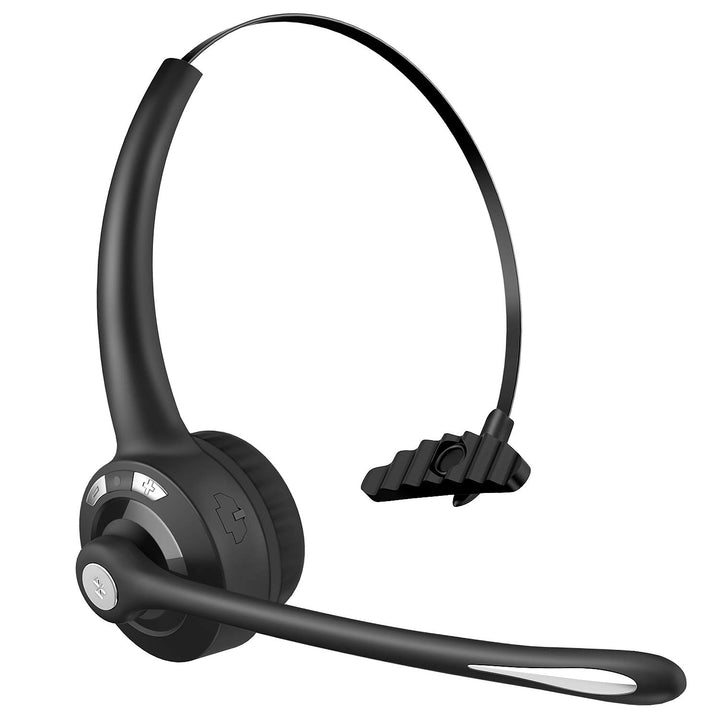 Bluetooth Headset mit Mikrofon, Wireless PC Headset mit Rauschunterdrückung Mic, Kopfhörer Bluetooth