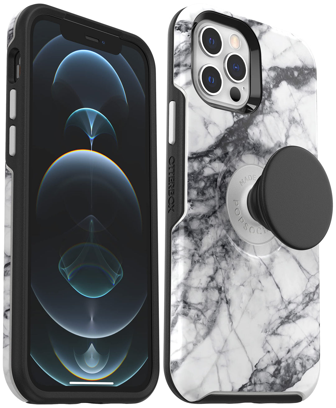 OtterBox für Apple iPhone 12 Pro Max, Schlanke Schutzhülle mit integriertem PopSockets PopGrip, Otte