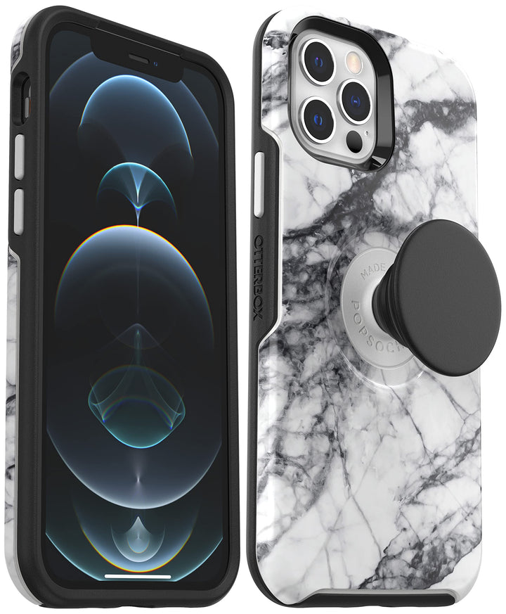 OtterBox für Apple iPhone 12 Pro Max, Schlanke Schutzhülle mit integriertem PopSockets PopGrip, Otte