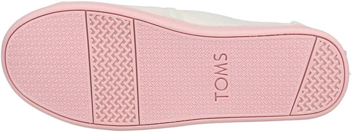 TOMS Mädchen Glitter Alpargata Flache Slipper 31 EU Weiss, 31 EU Wei&#xDF;