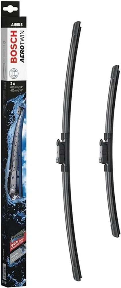 Wischblatt Satz Aerotwin A555S + Bosch A282H Rear Heckscheiben-Wischer, A282H