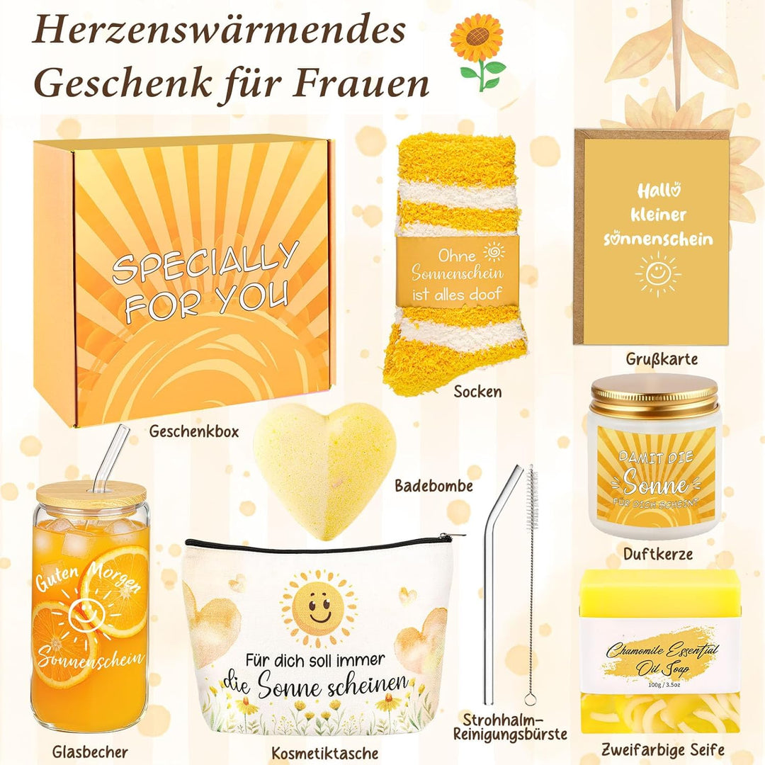 Geschenke für Frauen, Sonnen Kleine Aufmerksamkeit für Freundin, Liebevolles Geschenk für Geburtstag
