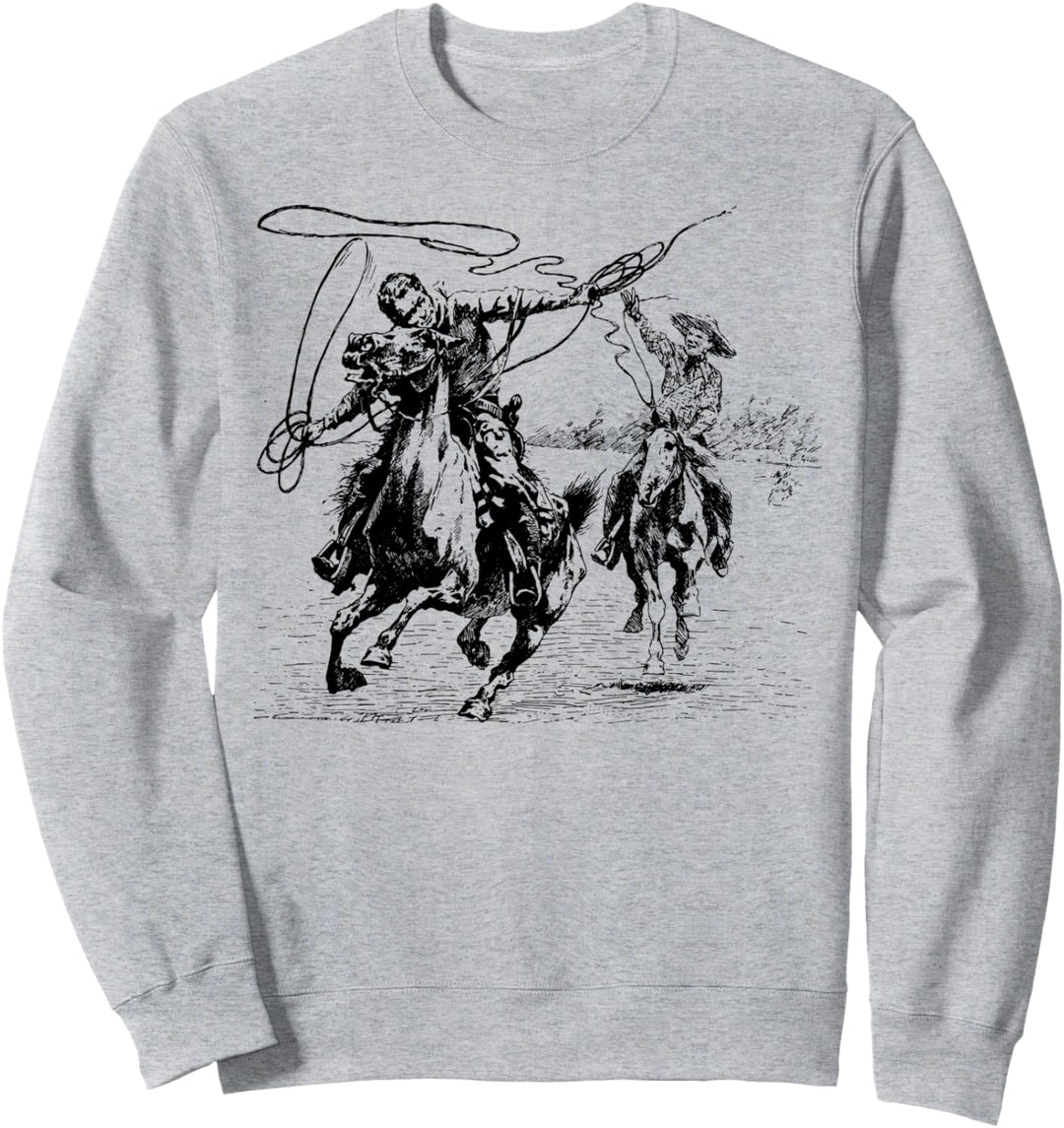 Cowboy Western Cowgirl Rodeo Horse Country Gift vintage Sweatshirt