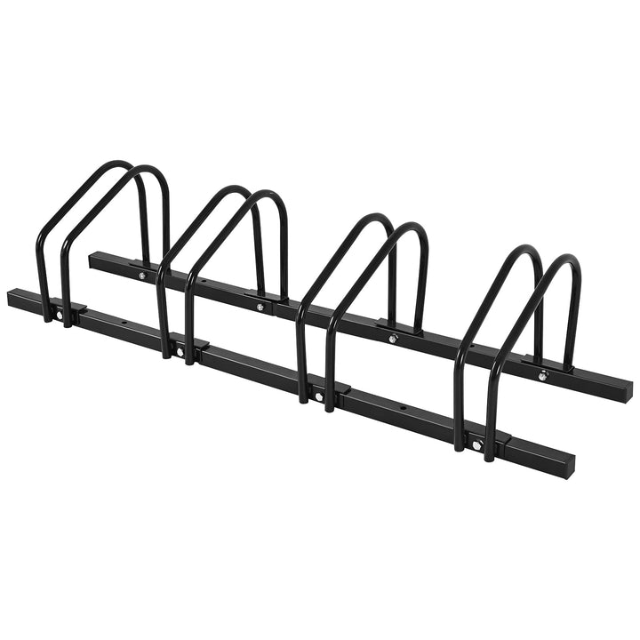COSTWAY Fahrradständer Standparker Bodenständer Aufstellständer mit 4/5/6 Fahrrad Stellplätze, Mehrf