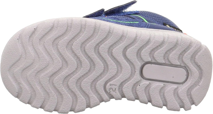 Superfit Jungen Sport7 Mini Leicht Gefütterte Gore-tex Sneaker 21 EU Blau Hellgrün 8030, 21 EU Blau