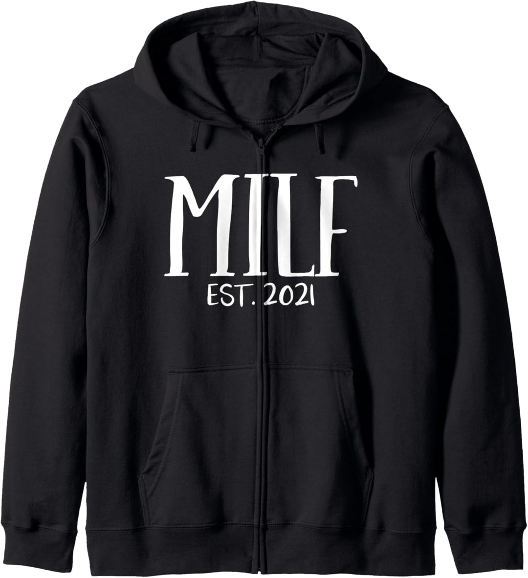 Lustiges Baby Shower Geschenk MILF Est 2021 Expecting Mom Kapuzenjacke