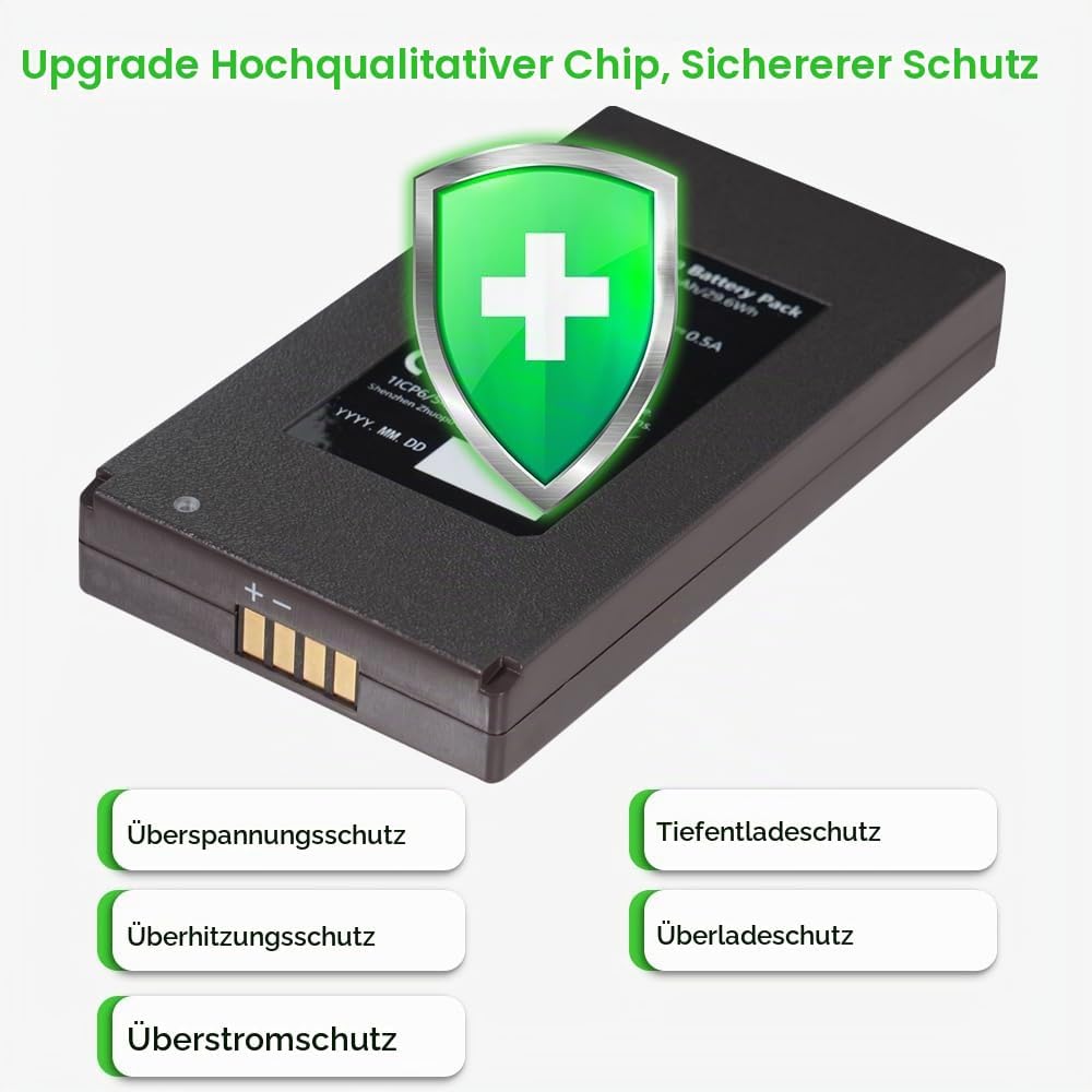 GardePro L800D Wiederaufladbarer 8000-mAh-Lithium-Akku für GardePro E6P, E6PMB, E8P, E8PMB, E8PWF, X