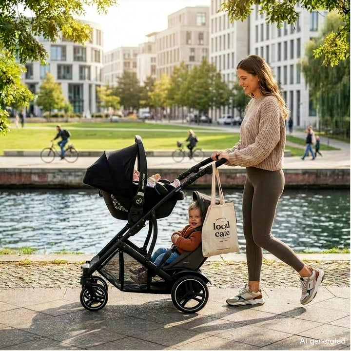 hauck Adapter Kompatibel mit Duett 2 & Duett 4 Geschwisterwagen sowie Ausgewählte Babyschalen von Ma