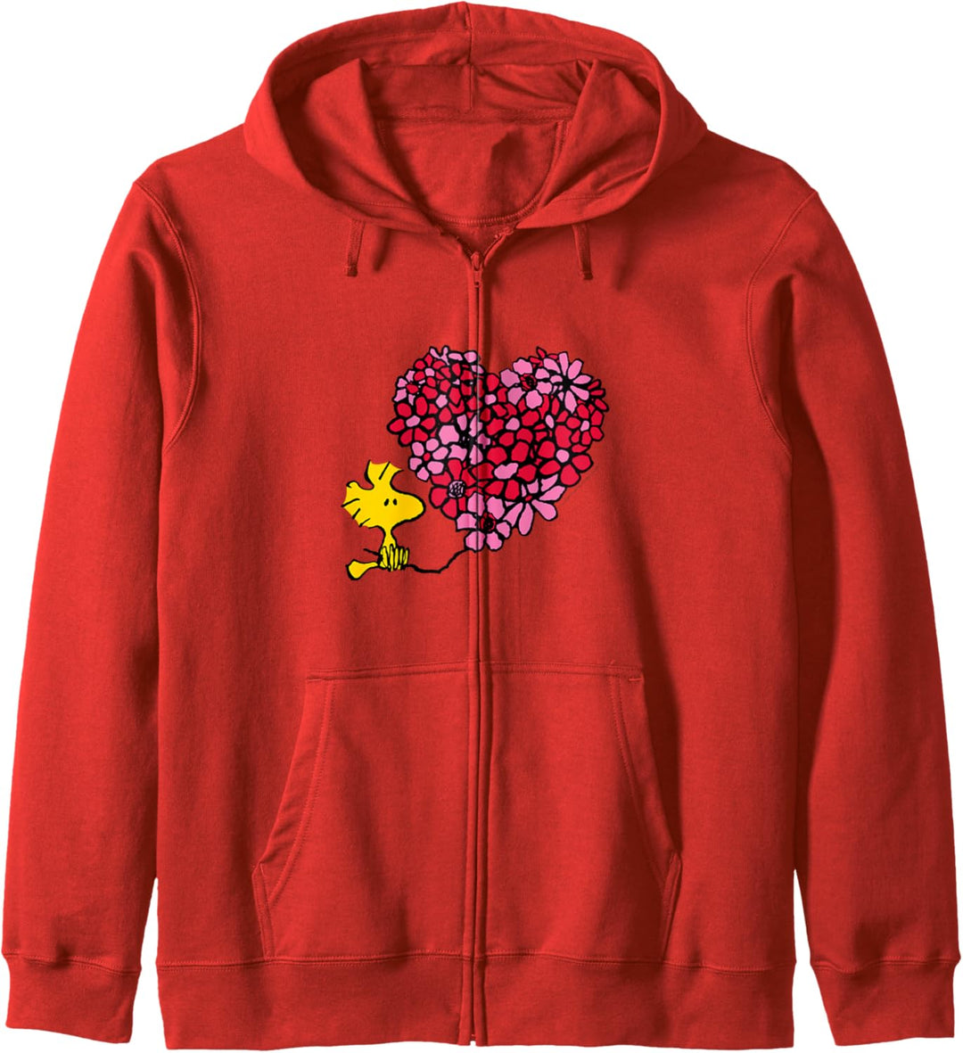 Peanuts - Valentines - Woodstock Floral Heart Kapuzenjacke