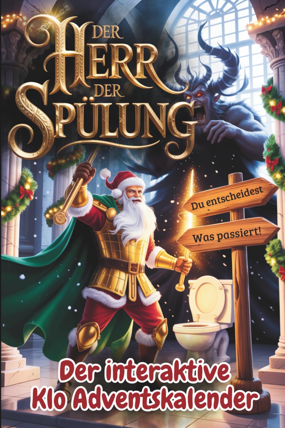 Der Herr der Spülung - Der interaktive Klo Adventskalender für Männer mit 24 Tagen voller Entscheidu