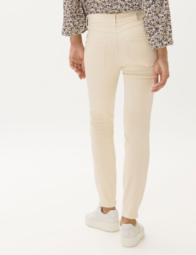 BRAX Damen Style Ana Push Up-Effekt Jeans 38W / 34L Eggshell, 38W / 34L Eggshell