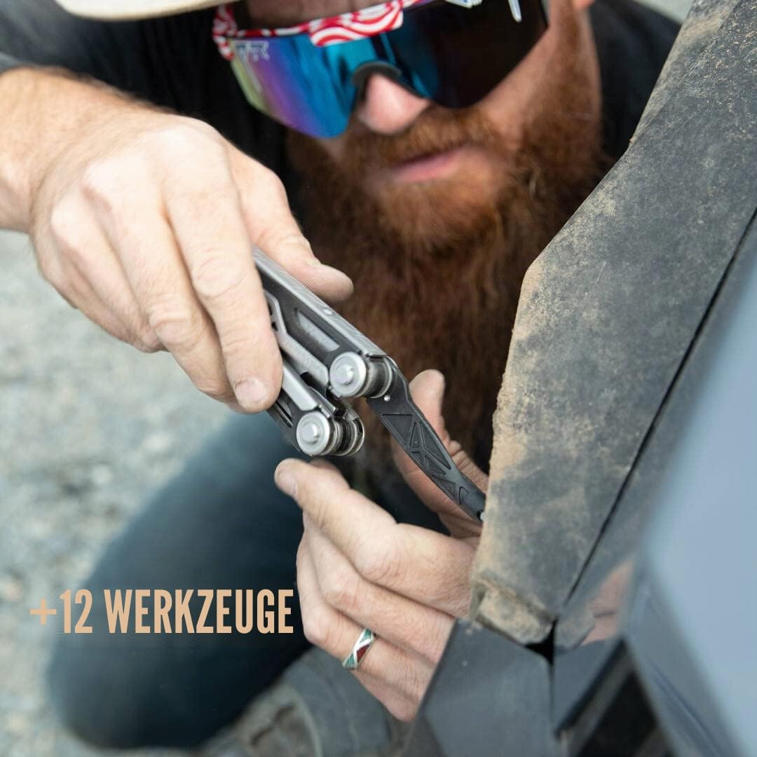 Gerber Multi-Tool mit 12 Funktionen, Dual Force, Inklusive Holster, Mit Einhandöffnung und Frame-Loc
