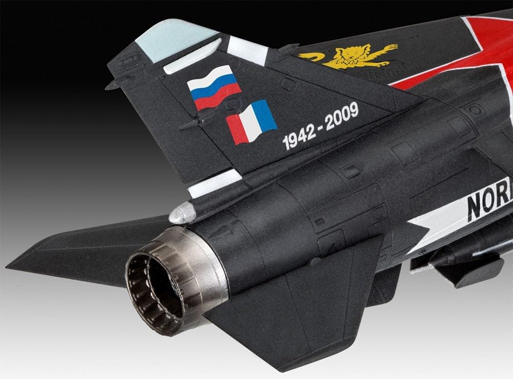Revell 64971 Model Set Dassault Mirage F-1C/CT, Flugzeugmodellbausatz 1:72, 21,3 cm originalgetreuer