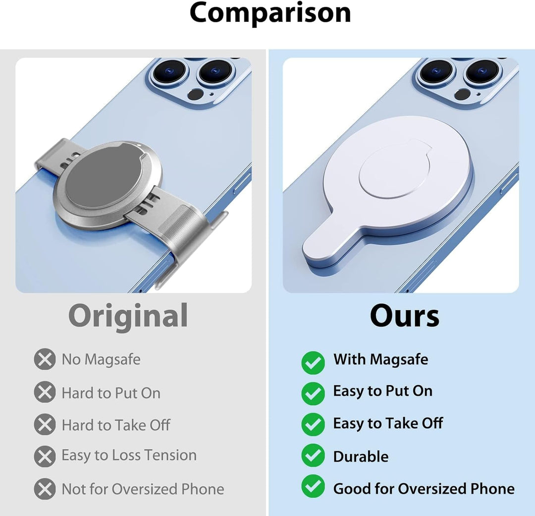 Aerbeis DJI Magnetische Ringklemmhalterung – für Magsafe DJI OM 6 / OM 5 / OM 4 / OM 4 SE Adapterhal