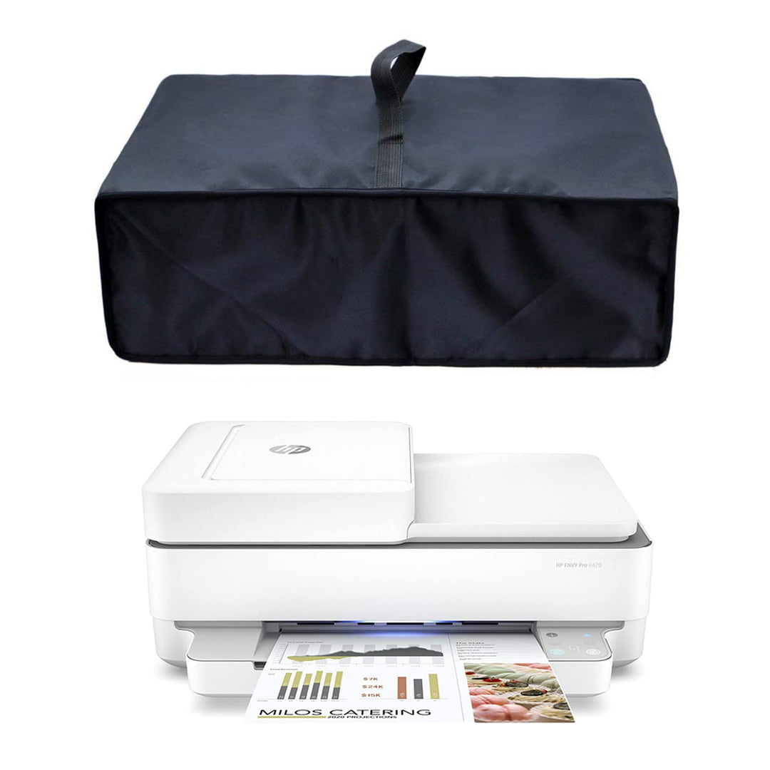 GLUK Premium Nylon Stoff Drucker Staubschutzhülle Hülle Kompatibel mit HP DeskJet 2710e/2720e/4120e