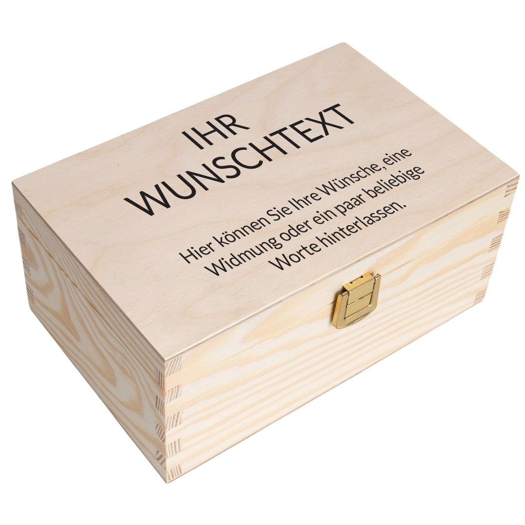 Creative Deco Personalisierte Geschenke Wunschtext Holzkiste | Dein Eigener Beliebiger Text Individu