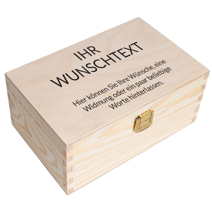 Creative Deco Personalisierte Geschenke Wunschtext Holzkiste | Dein Eigener Beliebiger Text Individu