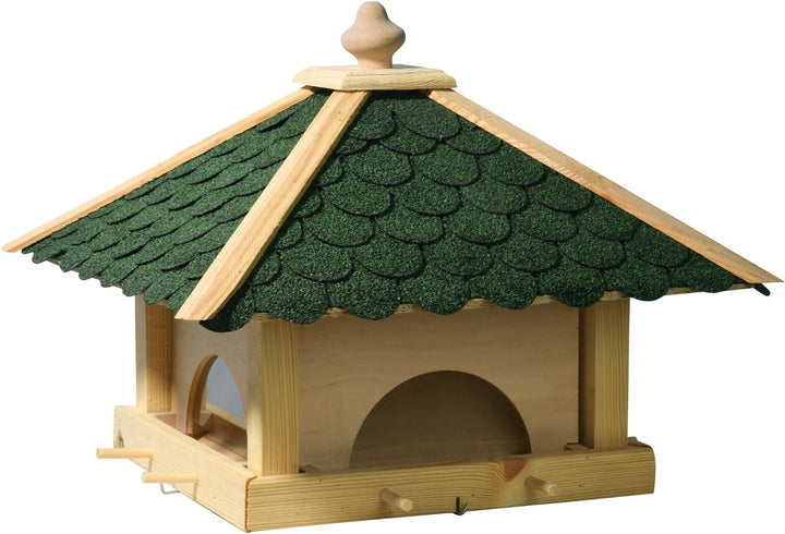 Luxus-Vogelhaus 98700e Grosses XXL Vogelhaus aus Holz (Kiefer) für Garten, Balkon, mit 4 herausziehb