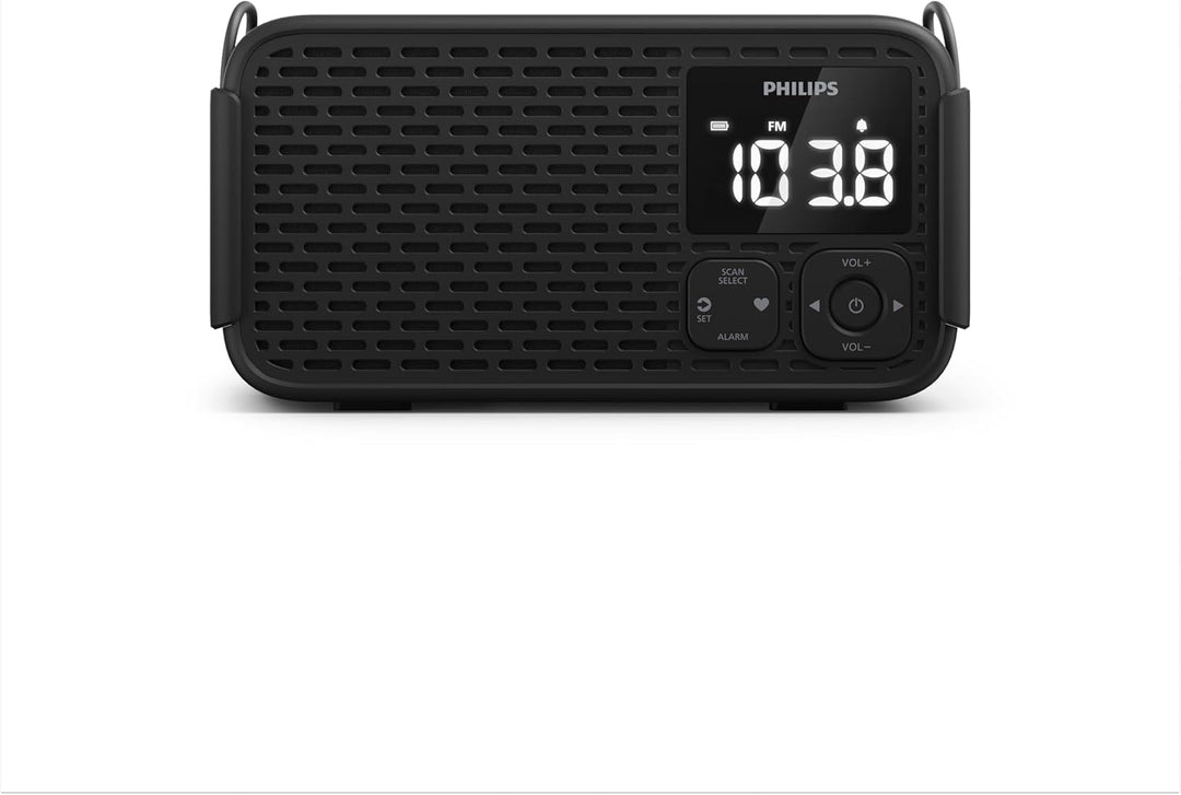 Philips TAR3500 Notfunk; mehrere Stromversorgungsoptionen, AM/FM, SOS-Sirene und Ladegerät
