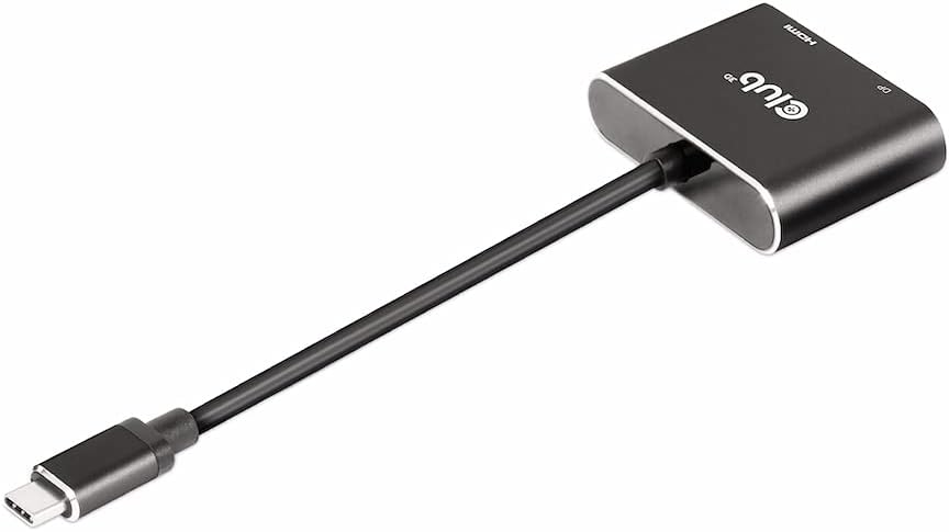 Club 3D MST Hub USB3.2 Gen2 Typ-C(DP™ Alt-Mode) auf DisplayPort™ + HDMI™ 4K60Hz St./B. CSV-1552, CSV