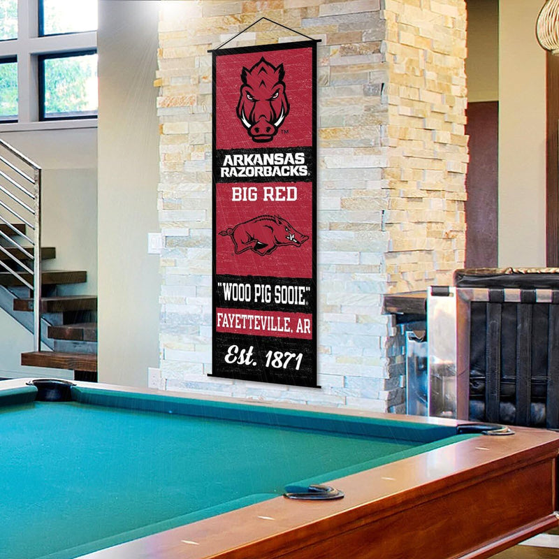 Wincraft Arkansas Razorbacks Banner und Scroll Schild