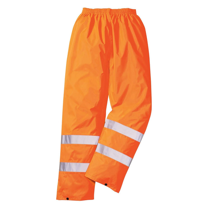 Portwest Regen Warnschutzhose, Grösse: 4XL, Farbe: Orange, H441ORR4XL Orange 4XL, Orange 4XL
