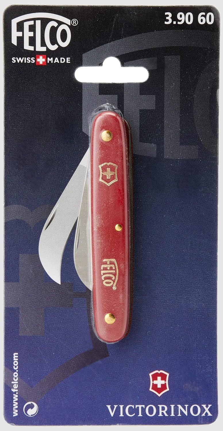 FELCO 3.90 60 Okulier- und Schneidmesser (Länge 100 mm, Klinge 57 mm, Schneidmesser für Pfropfungen,