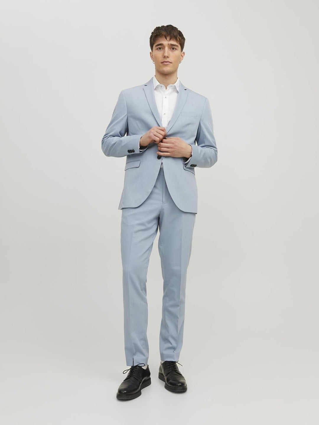 JACK &amp; JONES Herren Jprfranco Suit Noos Anzug 52 Ashley Blue/Fit:super Slim Fit, 52 Ashley Blue/Fit: