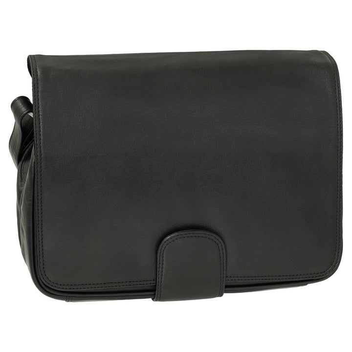 Ledershop24 Leder Damen Umhängetasche Schultertasche Festivaltasche Handtasche Tasche 31 cm vers. Fa