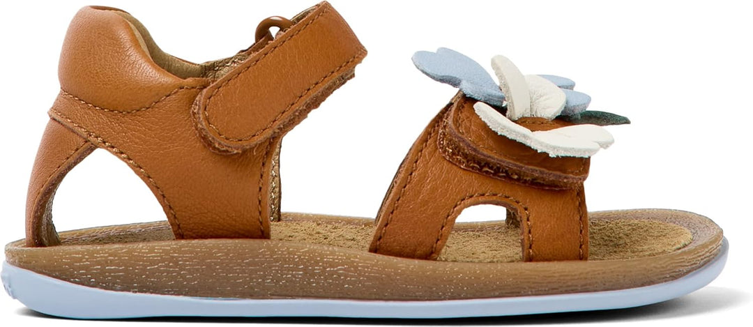 Camper Baby-Mädchen Bicho K800523 Flat Sandal 21 EU Braun 002 Tws, 21 EU Braun 002 Tws