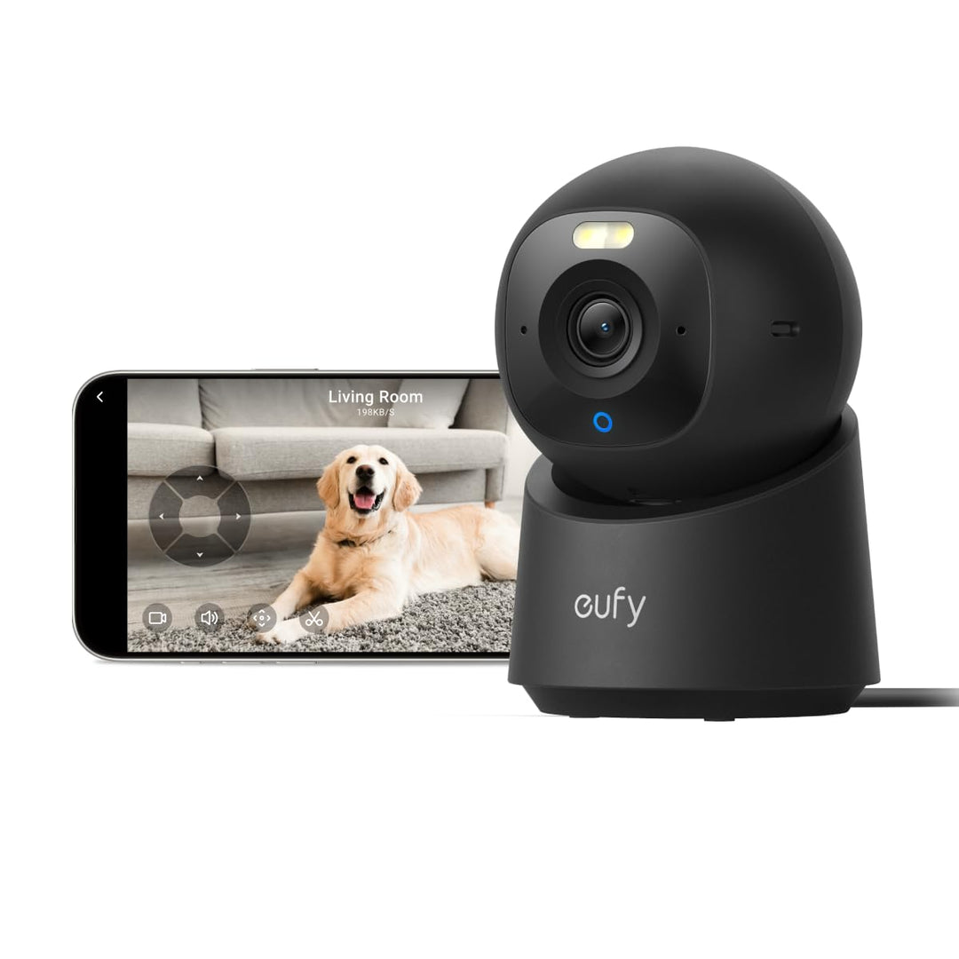 eufy Innenkamera E30, neueste Generation, 4K 8MP UHD Sicherheitskamera, 360° Abdeckung, 6× optischer
