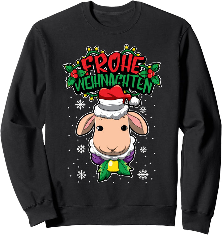 Frohe Weihnachten - Weihnachtstiere - Schaf Sweatshirt