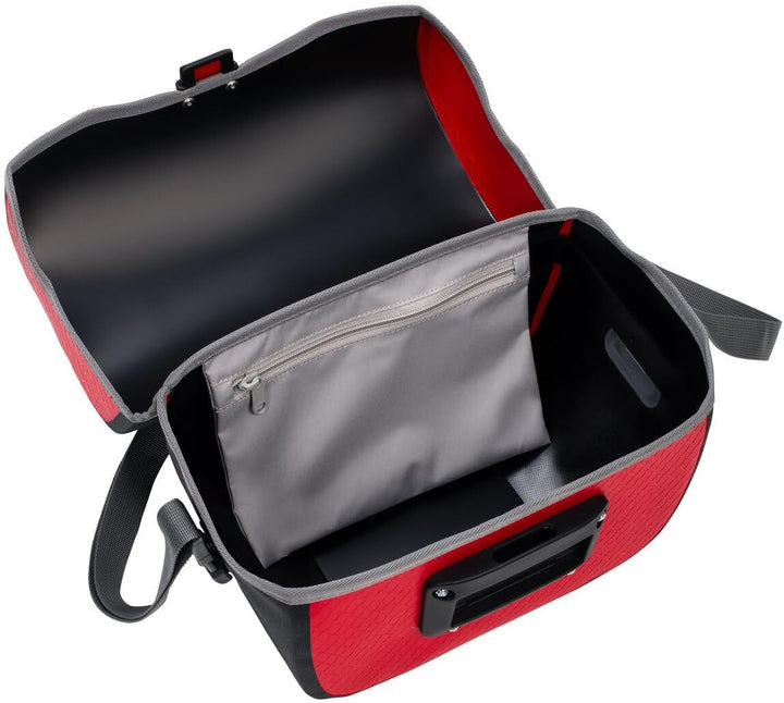 VAUDE Fahrrad Lenkertasche Aqua Box, 6 Liter Volumen, wasserdicht verschweisst Einheitsgrösse Red, E