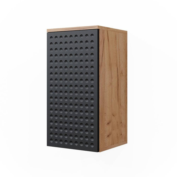 Vicco Badschrank Anthrazit gepunktet Irma 30x59x24 cm - hängender Badezimmerschrank, Praktisch für K